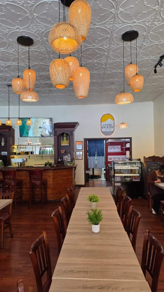 Contact Curry Journey Monterey - Dining Area and Atmosphere